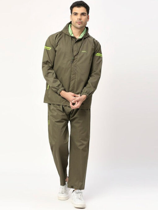 Water-Resistant Reversible Rain Suit