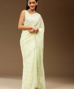 Embellished Party Chiffon Saree