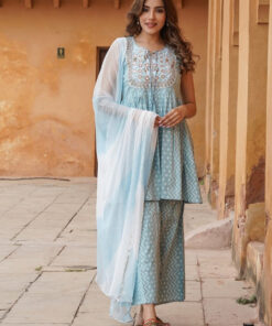 Kdtex Women Kurta Sharara Set