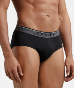 Men Super Cotton Solid Brief with Ultrasoft Waistband