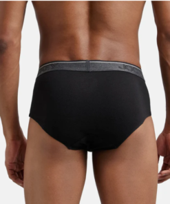 Men Super Cotton Solid Brief with Ultrasoft Waistband