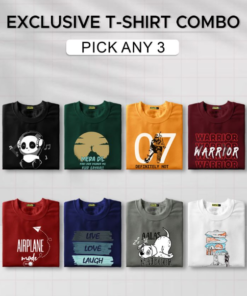 Pick Any 3 - Exclusive Printed Combo T-shirt