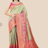 Women's Self Design Multi Colored Saree With Blouse