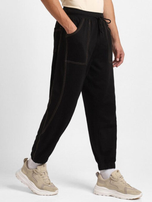 Men Mid-Rise Relaxed Oversized Fit Joggers