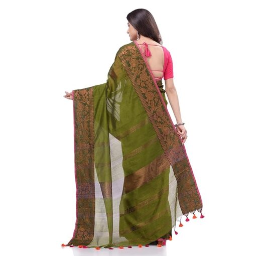 dB DESH BIDESH Women`s Traditional Cotton Blend Handloom