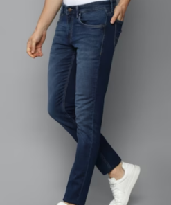 Navy Dark Slim Fit Jeans For Men's