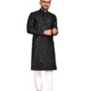 Latest Cotton Blend with Embroidery Mirror Work Kurta for Men