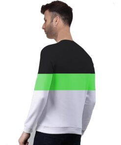 Men's Color Block Multicolor Full Sleeve T-Shirt