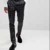 Men Regular Fit Black Cotton Blend Trousers