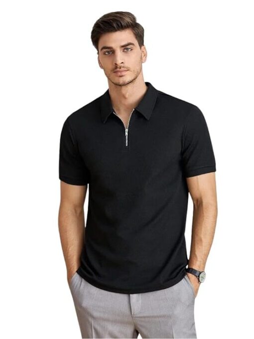 Men Greciiilooks Polo Neck T-Shirt