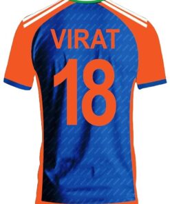 JUSBALL - T20 New VIRAT VIRAT WORLDCUP Jersey 2024-2025 Cricket (Kids and Mens)