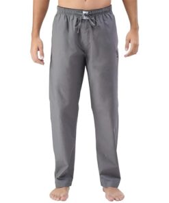 Men Comfort Fit Solid Cotton Casual Style Lounge Pants