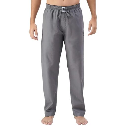 Men Comfort Fit Solid Cotton Casual Style Lounge Pants