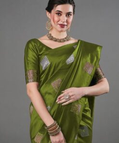 Avantika Fashion Women's Kanjivaram Soft Silk Saree With Blouse Piece