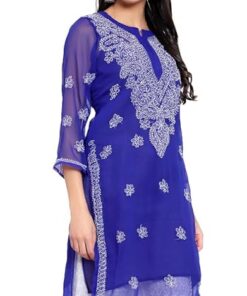 Boutique Design Chikankari Embroidery Kurti for Women