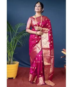 Women Paithani Silk Blend Saree