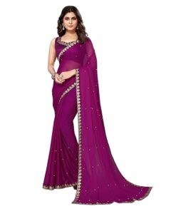 Yashika Womens Lycra Blend Saree