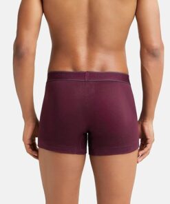 Men's Super Combed Cotton Rib Solid Trunk