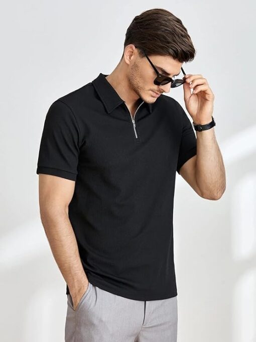 Men Greciiilooks Polo Neck T-Shirt