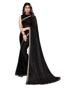 Yashika Womens Lycra Blend Saree