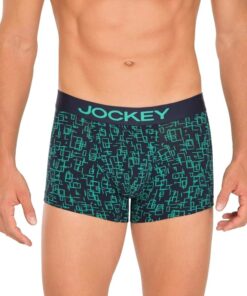 Men's Super Combed Cotton Elastane Stretch Printed Trunk