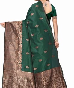 Avantika Fashion Women's Kanjivaram Soft Silk Banarasi Saree With Blouse Piece