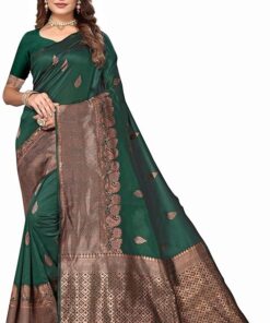 Avantika Fashion Women's Kanjivaram Soft Silk Banarasi Saree With Blouse Piece