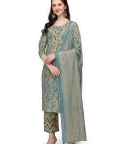 arriva fab Women Cotton Blend Straight Kurta