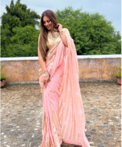 Embellished Sequence Saree