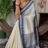 Sutisaree Plain Single Color Traditional Cotton Silk Sarees