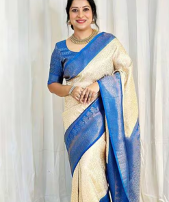 Woven Kanjivaram Banarasi Silk Saree