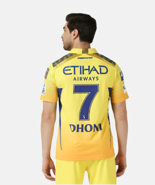 DHONI 7 OFFICIAL MATCH JERSEY HALF SLEEVE