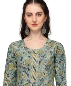 arriva fab Women Cotton Blend Straight Kurta