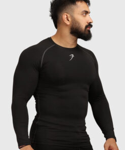 Fuaark Buy Black Compression Tshirts for men online