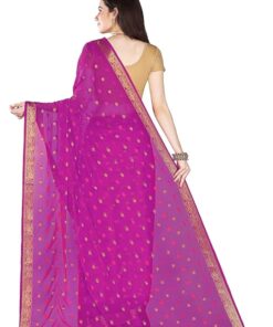 Women's Chiffon Saree With Blouse Piece