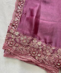 Women's Rangoli Silk Embroidery Saree