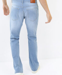 Ketch Men Blue Bootcut Highly Distressed Jeans