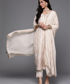 Women Ethnic Motifs Regular Kurta with Trousers & Dupatta