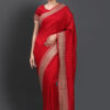 Decadent Dark Red Saree