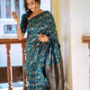 Fashion Booms Floral Pure Silk Kanjeevaram Saree