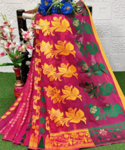 Woven Jamdani Cotton Silk Saree