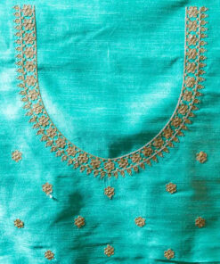 ORGANZA EMBROIDERED SAREE WITH ZARI THREAD