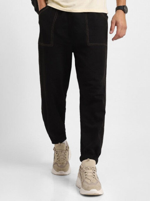 Men Mid-Rise Relaxed Oversized Fit Joggers