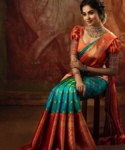 Wedding Wear Jacquard Saree