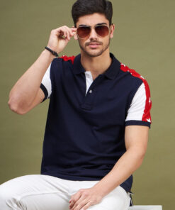 Cut & Sew Polo T-Shirt By Grunt