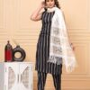 Lamba Creations  Women Cotton Rayon Kurta Pant Dupatta Set